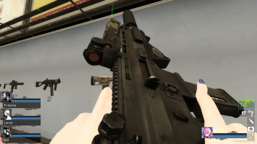 G.I. Joe Retaliation - Lady Jaye's Custom Scar-L CQC Black (M16A2)