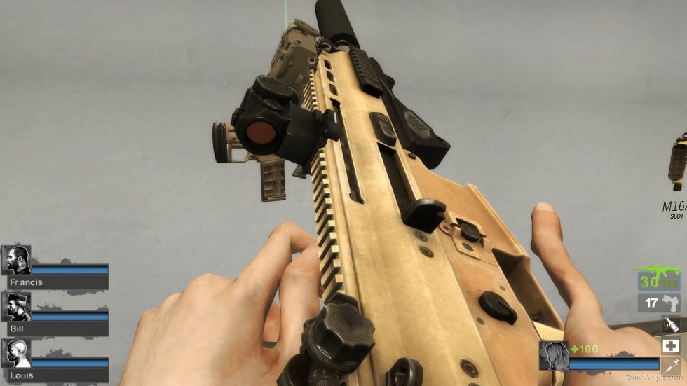 G.I. Joe Retaliation - Lady Jaye's Custom Scar-L CQC Tan (M16A2)