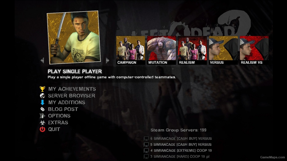 Game menu v.2.0