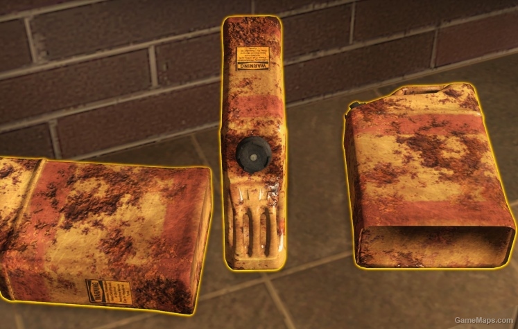 Gascan Rusted and Worn