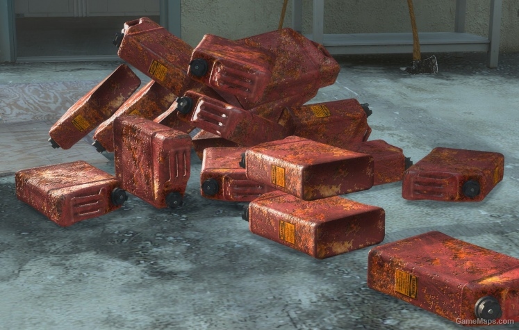 Gascan Rusted and Worn