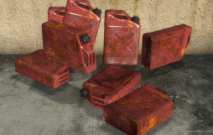 Gascan Rusted and Worn