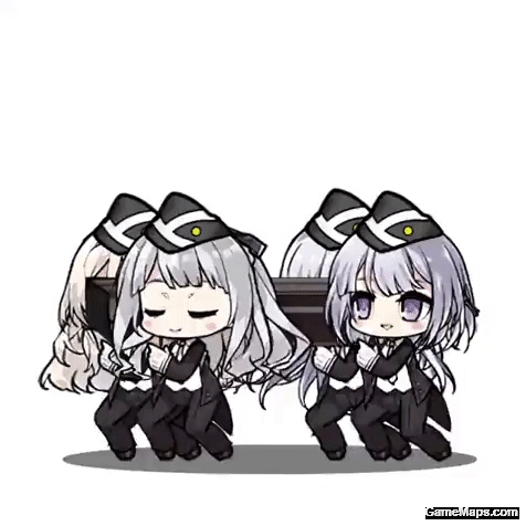 Girls frontline Carrying coffin replace loading UI (forward)