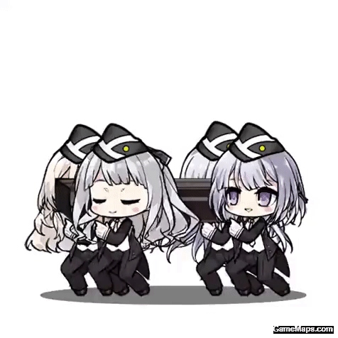 Girls frontline Carrying coffin replace loading UI (Retrogression)