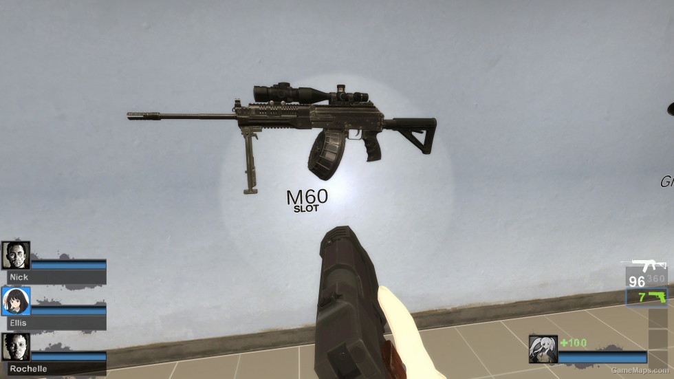 Girls Frontline MOD V5 replace rpk16 - M60 (request)