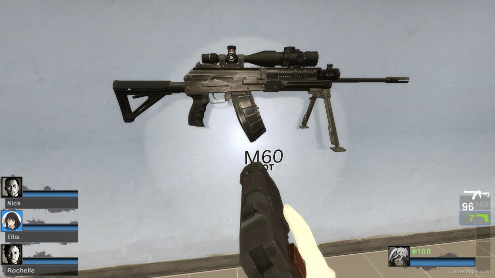 Girls Frontline MOD V5 replace rpk16 - M60 (request)