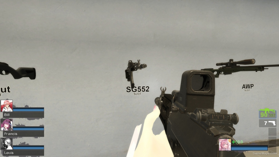Girls Frontline MOD V5 sg552 replace ak15 (request)