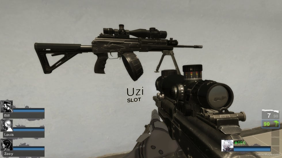 Girls Frontline MOD V5 smg replace rpk16 - Secondary slot (request)