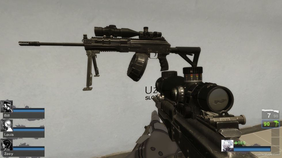 Girls Frontline MOD V5 smg replace rpk16 - Secondary slot (request)