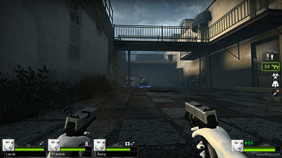 glock 17 silver slide (Dual pistols)