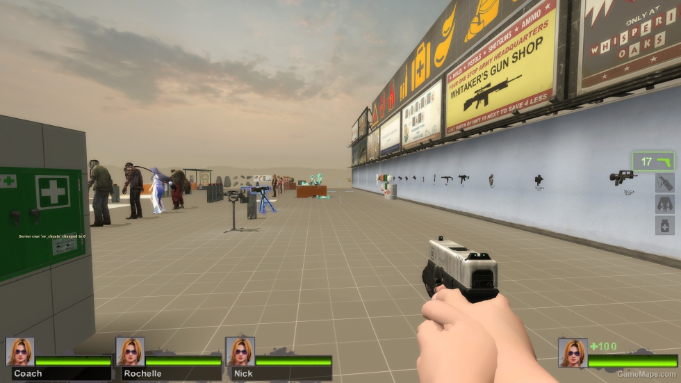 glock 17 silver slide (Dual pistols)