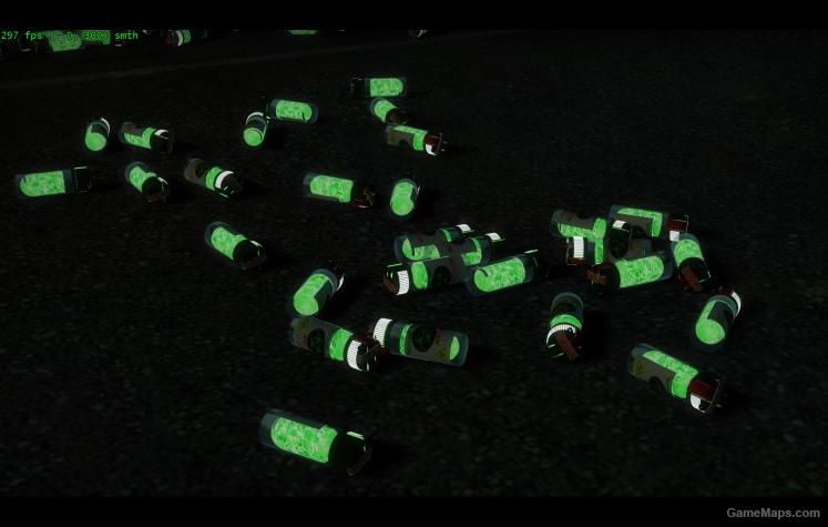 Glowing Animated BileBomb (green)