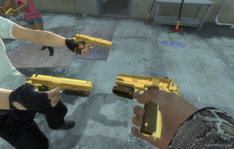 Gold 1911's (Shiny)