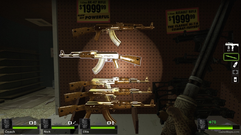 GOLD AK-47 From CODMW 2019 v2 (AK47) [Sound fix Ver]