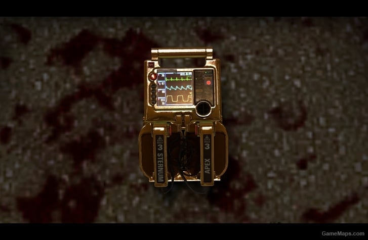 Gold Animated Glowing Defibrillator