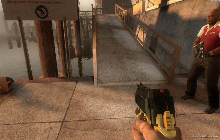 Gold/Black Desert Eagle