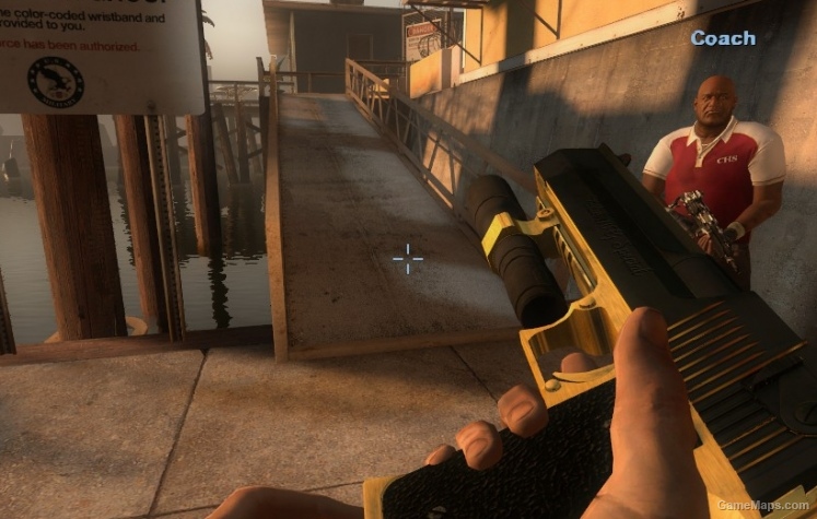Gold/Black Desert Eagle