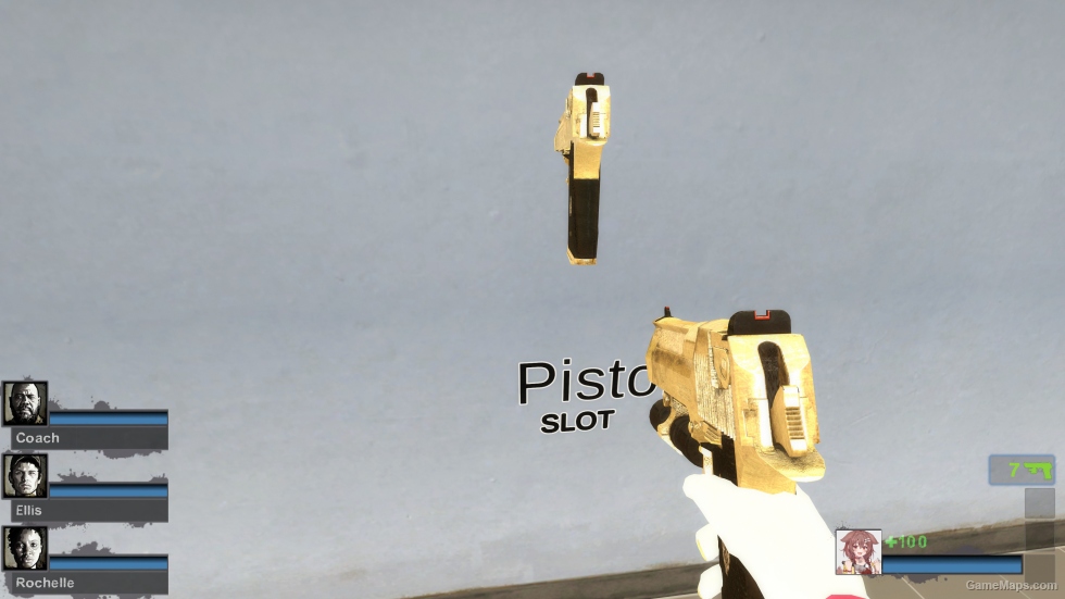 Gold Dual Desert Eagles (Dual pistols)