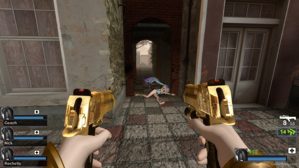 Gold Dual Desert Eagles (Dual pistols)