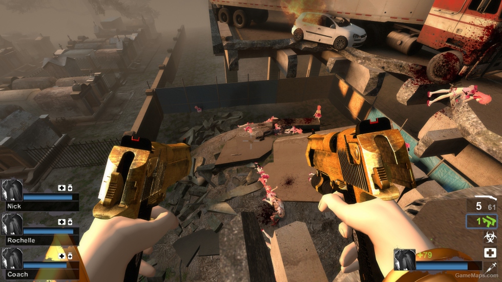 Gold Dual Desert Eagles (Dual pistols)