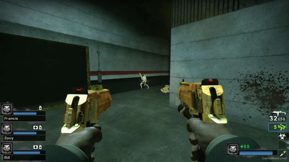 Gold Dual Desert Eagles (Dual pistols)