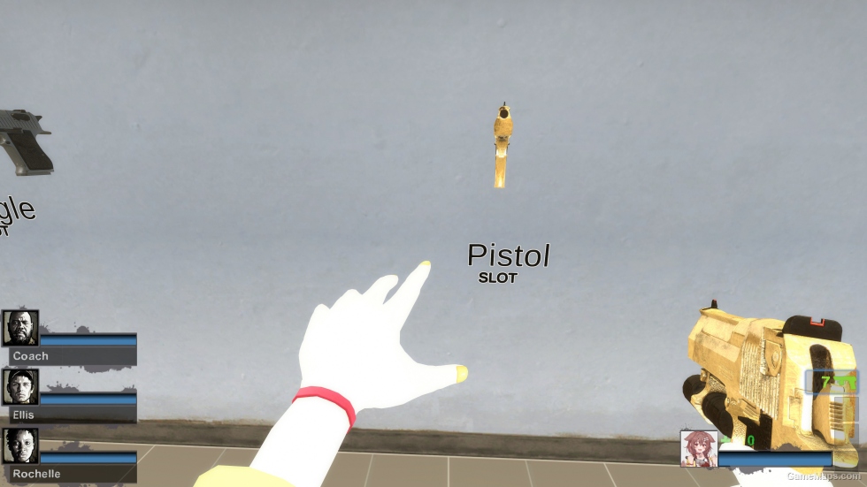 Gold Dual Desert Eagles (Dual pistols)