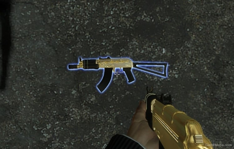 Gold Hellsing AKs-74u