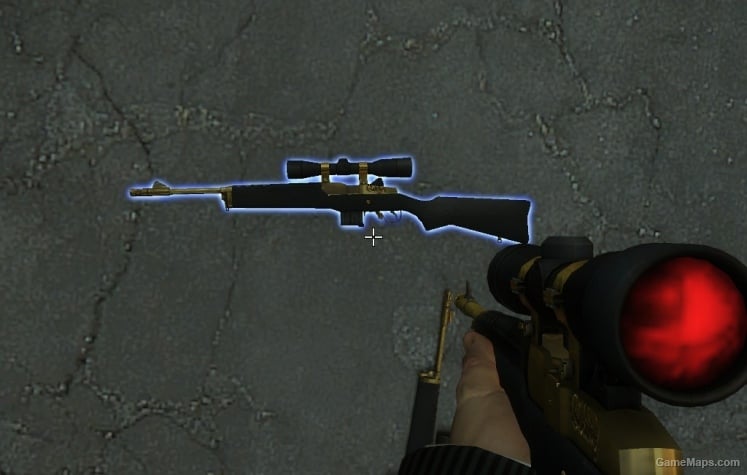 Gold Hellsing Hunting Rifle