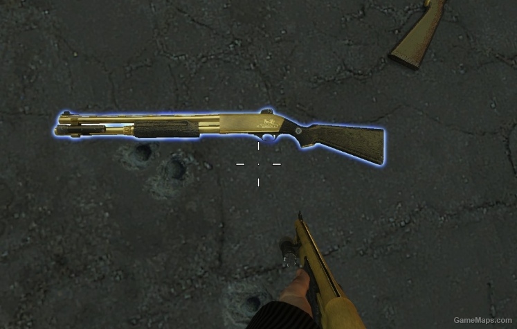 Gold Hellsing Shotgun Chrome