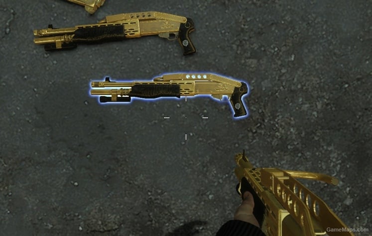 Gold Hellsing Shotgun SPAS