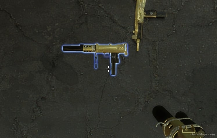 Gold Hellsing Silenced SMG