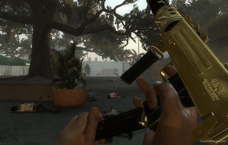 Gold Hellsing Silenced SMG