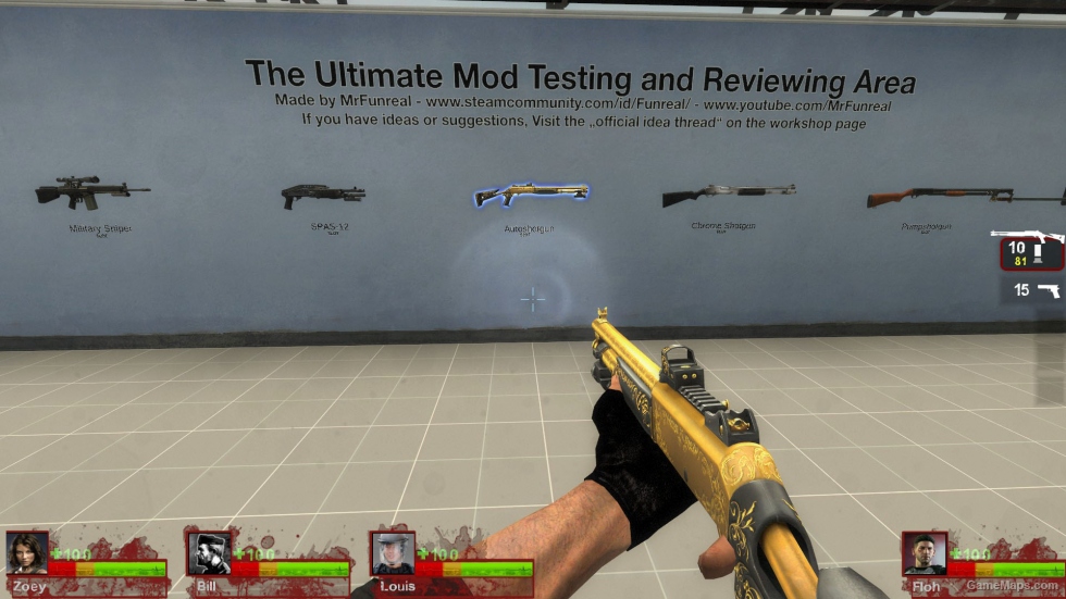 Golden Combat Shotgun (Killing Floor)