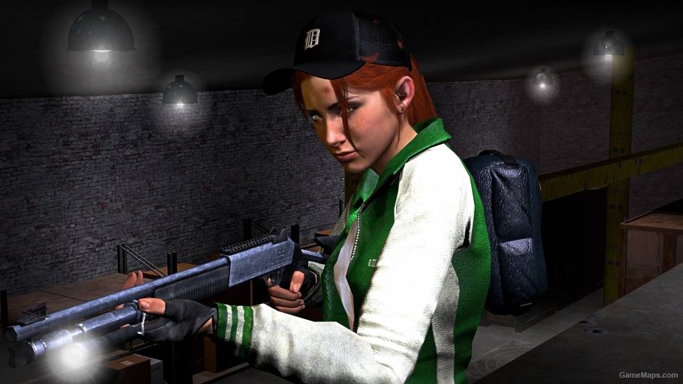 Green And White Coat Zoey With Gloves