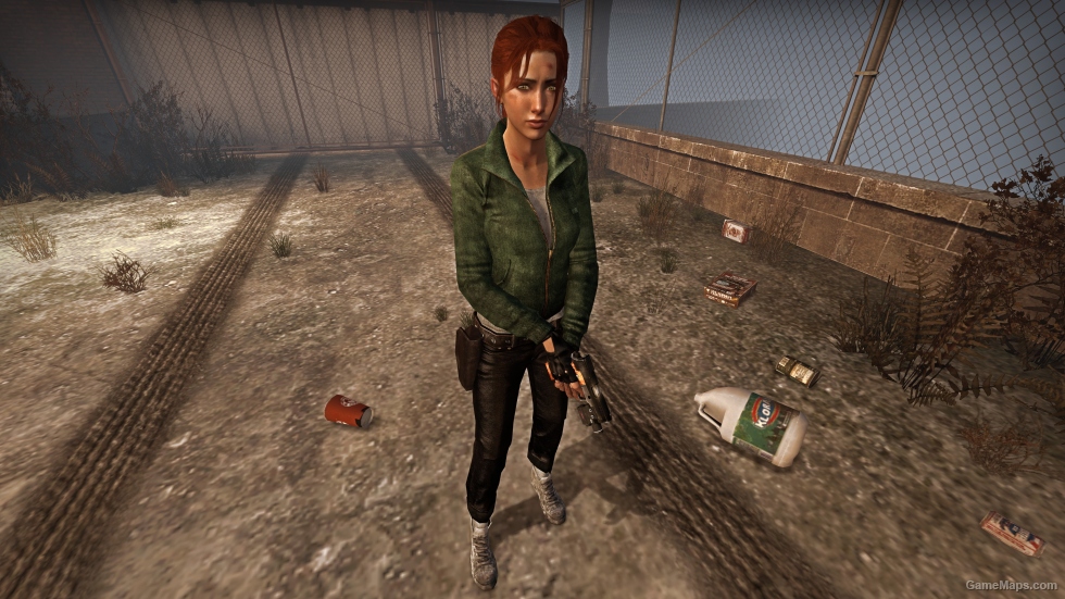 Green Denim & Leather Zoey Body With Gloves