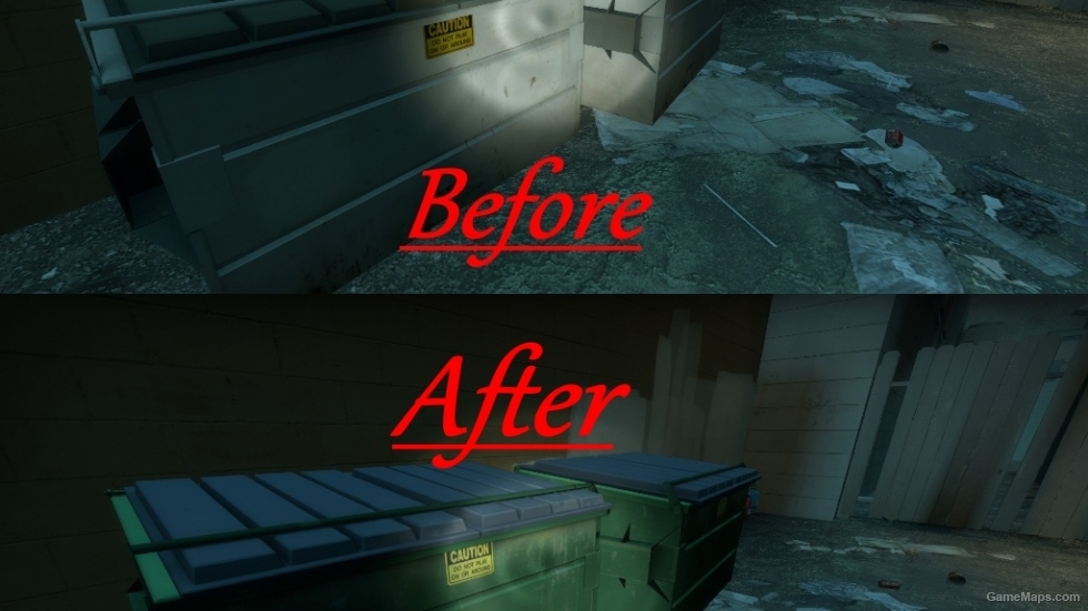 Green Dumpsters (Replace Small Grey)