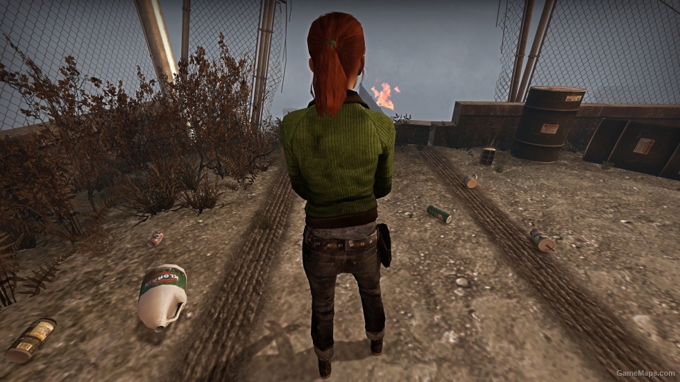 Green Sweater Zoey Body with Gloves