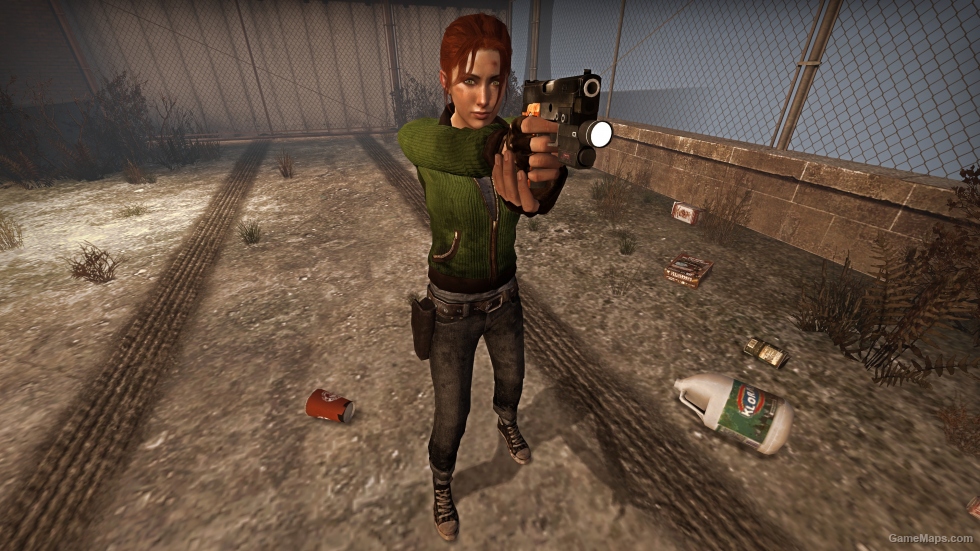 Green Sweater Zoey Body with Gloves