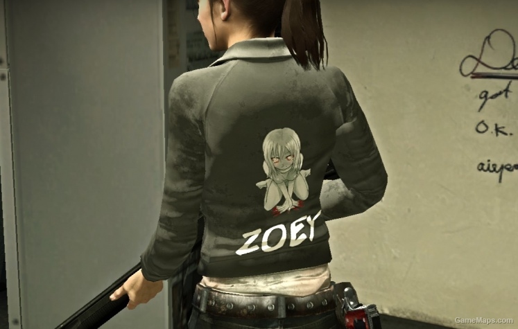 grey jacket zoey l4d2