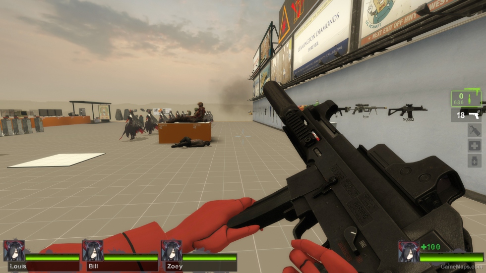H&K UMP9 with EOTech (Suppressed SMG) no script version [request]