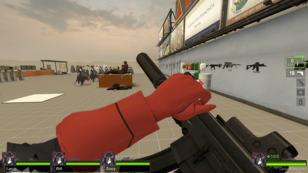 H&K UMP9 with EOTech (Suppressed SMG) no script version [request]