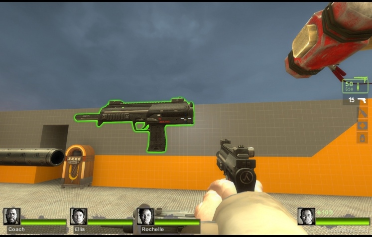 Half Life 2 Alyx Gun (SMG) (Left 4 Dead 2) GameMaps