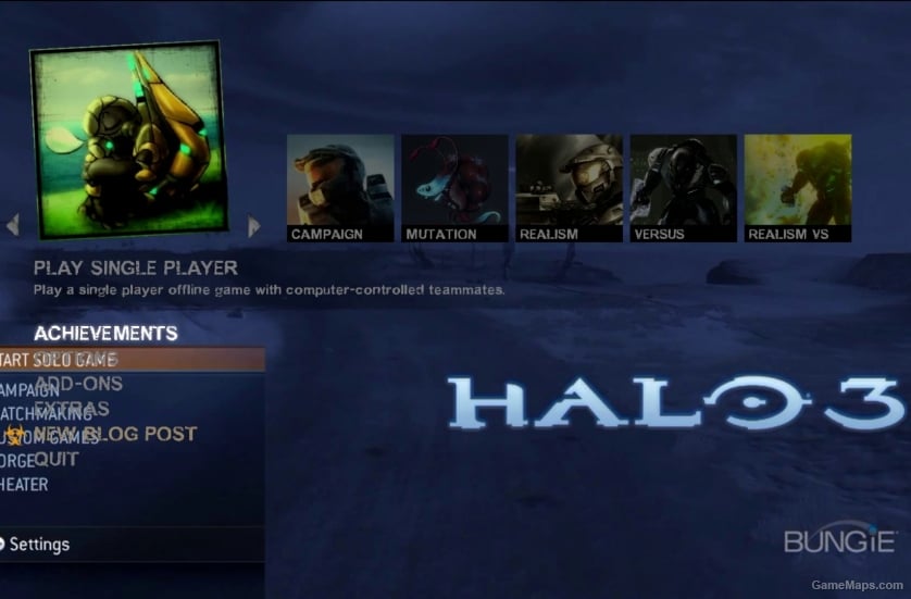 Halo 3 Main Menu Mod