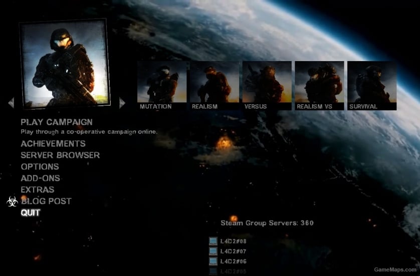 Halo Reach - Deliver Hope Menu