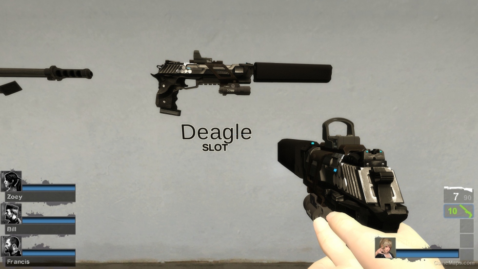 Hammer from Crysis 3 Cell Camo (renewed edition) - Magnum (suppressed sound ver)