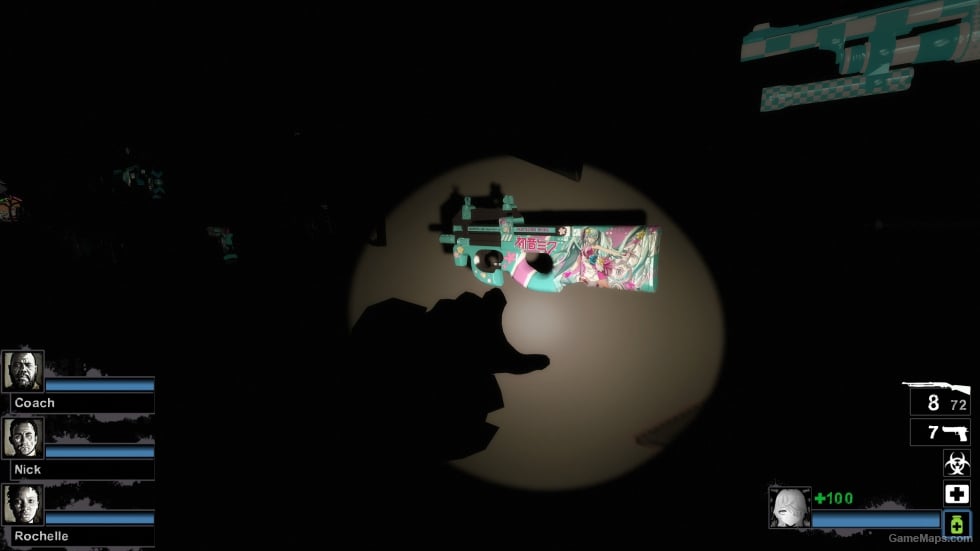 Hatsune Miku Princess CSGO Dual-wielding P90 v2 (smg)
