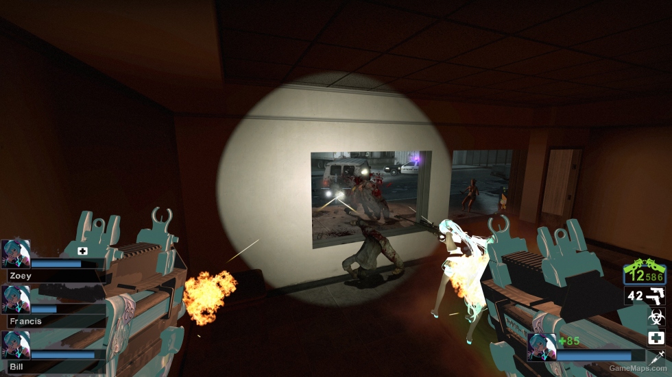 Hatsune Miku Princess CSGO Dual-wielding P90 v2 (smg)