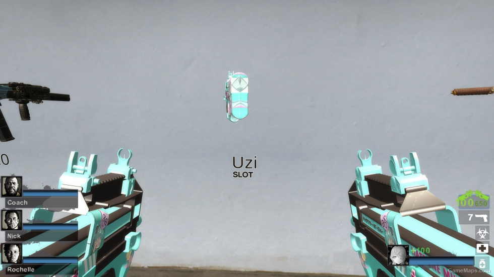 Hatsune Miku Princess CSGO Dual-wielding P90 v2 (smg)