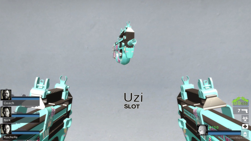 Hatsune Miku Princess CSGO Dual-wielding P90 v2 (smg)