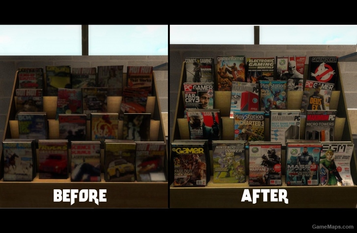 HD Gaming Magazine Rack 2